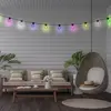 Näve Guirlande lumineuse LED solaire CADENA, RVB, noire, à 10 lampes, ...