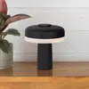 Näve Lampe à poser LED rechargeable Pilu noir hauteur 16,5cm métal Tou...