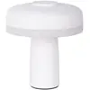 Näve Lampe à poser LED rechargeable Pilu, blanc, hauteur 16,5 cm Métal...