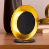 Näve Lampe à poser LED rechargeable Solan, noir/or, solaire, IP54
