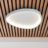 Näve Plafonnier LED Argesa Ø 60,5 cm, blanc, CCT, télécommande
