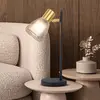 Näve Lampe à poser Lindita, verre, gris fumé, E14, orientable