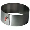 LARES Cercle extensible - Ø18 à 30 x 10 cm - inox