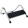 WEDO® 103 2116 Repose-pieds Trittboy chromé Plaque de marche noire