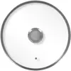 DURANDAL Couvercle plat en verre cerclé inox Légende 28 cm