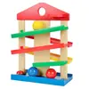 eichhorn - 100002025 - JEUX D'EVEILS - MAISON EN BOIS - ROULE BOULE 25X12X34 CM