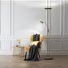 FISCHER & HONSEL Lampe sur pied LED Tallri, grège Hauteur 180 cm à 2 l...