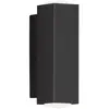 Applique murale spot mural couloir lumière salon métal noir h 13 cm