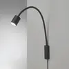 FISCHER & HONSEL Applique murale LED Justi, noir sable, hauteur 52 cm,...