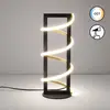 FISCHER & HONSEL Lampe de table LED Gwen, noire, hauteur 45 cm, CCT, v...