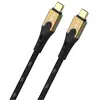 OEHLBACH USB Primus CC câble USB USB4 Gen 2x2 0,5 m USB C Noir, Or