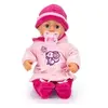 BAYER Bebe Premiers Mots 38 cm Avec 24 Sons de Bebe Fuchsia
