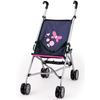 Poussette Canne pour poupée - BAYER DESIGN - Bleu Rose - Convient aux poupées jusqu'à 46cm