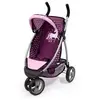 Bayer Poussette pour poupée Jogger Sport Marron et Rose 39920AA
