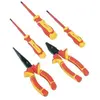 MANNESMANN Lot de 2 pinces et 3 tournevis - Jaune et Orange
