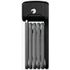 ABUS Antivol pliable Bordo Lite 6055K noir 60cm en acier léger et portable