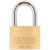 Merkloos / Sans marque ABUS Cadenas laiton à clé - fermeture automatique - 60/50 ABUS