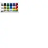 Madeira Boîte de 18 bobines de fils à broder Frosted Matt de - Le premier fil à broder vraiment mat au monde(...) - Multicolore