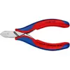 Pince coupante diagonale avec facette Knipex 77 02 115 115 mm 1 pc(s)