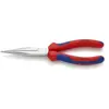 Knipex Pince De Mécanicien 200mm Demi-ronde Striée - Bi-matière - Chromée
