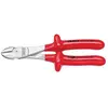 Knipex Pince coupante latérale démultipliée VDE, acier chrome vanadium...