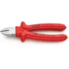 Knipex Pince Coupante De Côté 180mm - Surmoulé - Isolée 1000v - Chromée