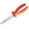 Knipex Pince demi-ronde avec tranchants - Chromée - 200mm - 1000V