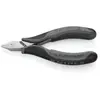 Knipex Pince coupante de côté tête plate pointue - 115mm - Chrome, acier - Orange