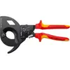 Knipex Coupe-câbles à Cliquet 280mm - Cu/al à52mm/380mm² - Isolé 1000v