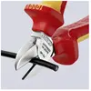 Knipex - Pince coupante diagonale avec facette 70 06 140 140 mm 1 pc(s)