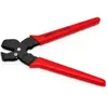 Knipex Pince emporte-pièces brunie, avec gaines en plastique 250 mm 90 61 16