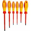 Vde Jeu de tournevis 6 pièces vis à fente, cruciforme Phillips - Knipex