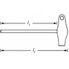 Hazet 828-2 Tournevis à 6 pans intérieurs Taille 2