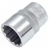 Hazet - Douille 900Z-20   Carré creux 1/2 pouce (12,5 mm)   Profil Traction à 12 pans extérieurs   Taille 20 mm