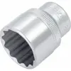 Hazet 880Z-20 Douille carré creux 10 mm/profil traction à 12 pans extérieurs Taille 20 longueur 31.5 mm