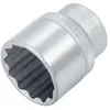 Hazet 880Z-22 Douille carré creux 10 mm/profil traction à 12 pans extérieurs Taille 22 longueur 34 mm