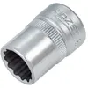 HAZET 880Z-12, douille de profil de traction 12 points 12 mm - chromée / polie