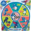 Schildkröt Schildköt Soft Dart Set, 1 Jeu de Fléchettes Doux, Imprimé des Deux Côtés avec Différents Champs Cibles, 2 x 3 Balles pour 2 Joueurs, 970148
