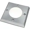 Paulmann Encastré spéc. sol carré IP67 GU10 3.5 W 108x108 mm acier inox-Métal