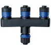 Paulmann Plug & Shine Raccordement 1entrée-3sorties 2x1.5qmm noir IP68 H07RN-F