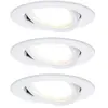 Paulmann Kit enc Premium Coin Slim grad rond orie n LED 3x6.8W 2700K 51mm
