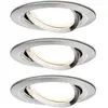 Jamais utilise] Paulmann Coin Slim led lumière encastrée - Set of 3 - Silver - Silver