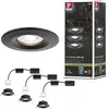 Paulmann Nova Mini spot encastré x3 fixe noir