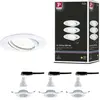 93422 Base Spot encastrable jeu de 3 led GU10 15 w blanc - Paulmann