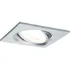 Paulmann spot Nova carré, inclinable/dimmable, alu