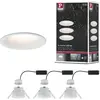 Spot led encastrable pour salle de bains jeu de 3 18.9 w - Paulmann