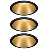 Paulmann Paulmann Cole Spot Led, Doré-Noir, Lot De 3