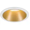 Spot LED coin Cole à encastrer blanc & or 6,5W dimmable Paulmann
