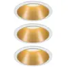 Paulmann Paulmann Cole Spot Led, Doré-Blanc, Lot De 3