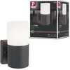 Paulmann Applique d'extérieur Tubs IP44 rond 105x123mm max. 15W 230V Gris dépoli Métal#Matière plastique